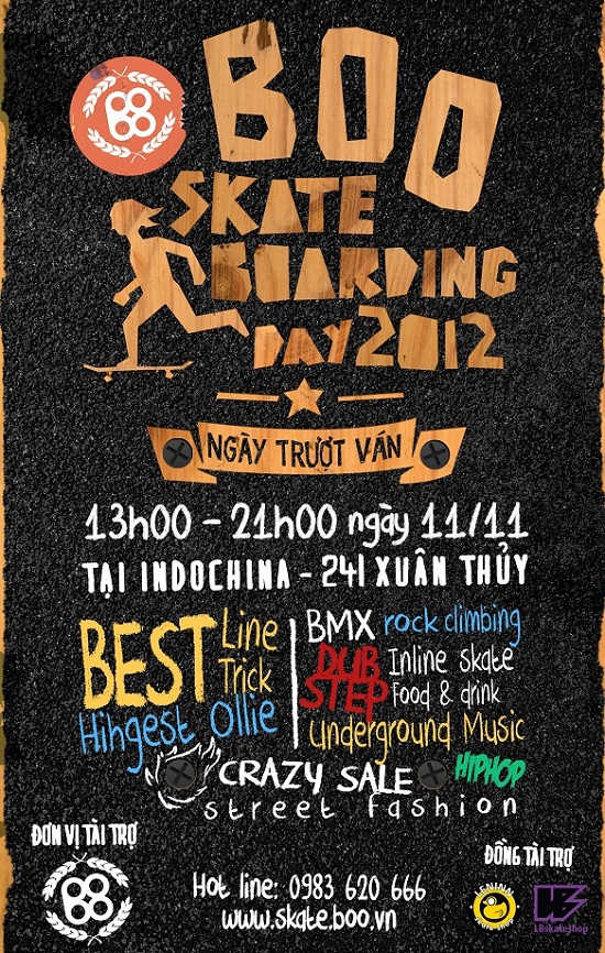 Hào hứng với “BOO Skateboarding Day 2012” 1