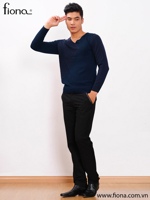 Diện len nam độc đáo
