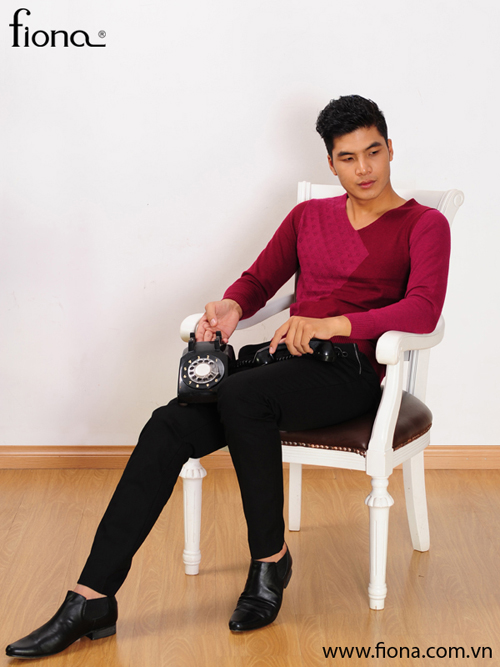 Diện len nam độc đáo