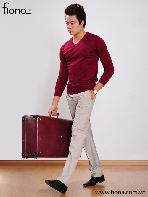 Diện len nam độc đáo