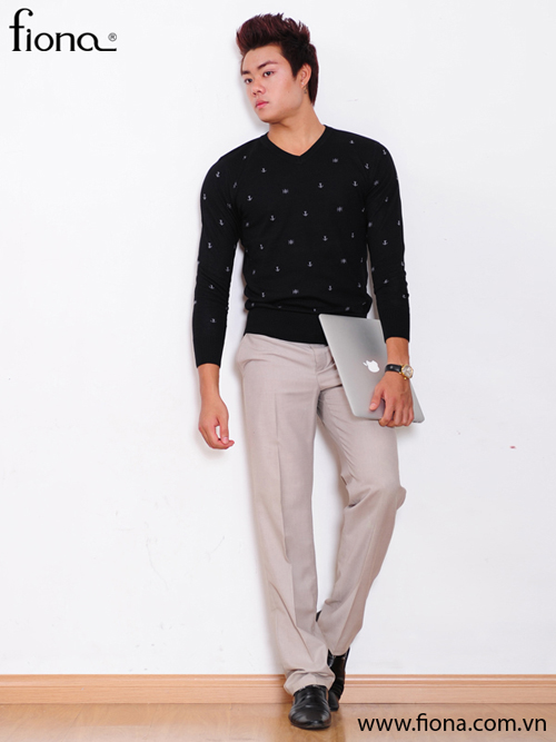 Diện len nam độc đáo