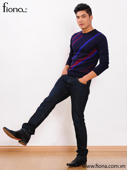 Diện len nam độc đáo