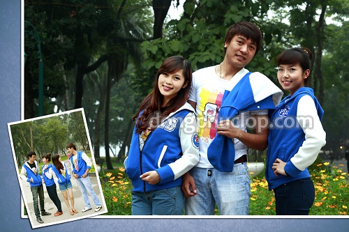 Cùng Miss Thương Mại 2012 diện đồng phục áo nỉ thật kool 3