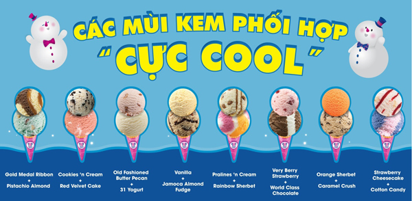 Vui h&egrave; c&ugrave;ng người tuyết Baskin Robbins 2013 3