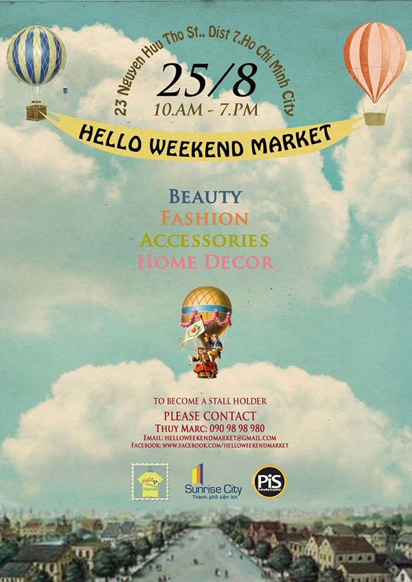 Bùng nổ chợ cuối tuần với Hello Weekend Market 1 Bùng nổ chợ cuối tuần với Hello Weekend Market 1