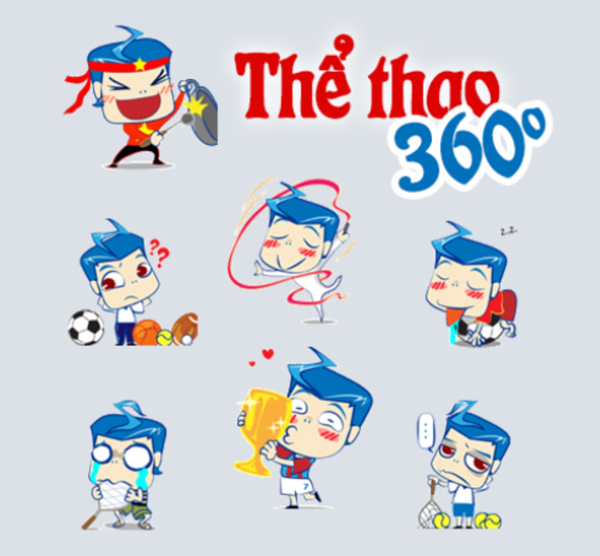 Sao Việt ngộ nghĩnh trong bộ sticker mới trên Zalo 3