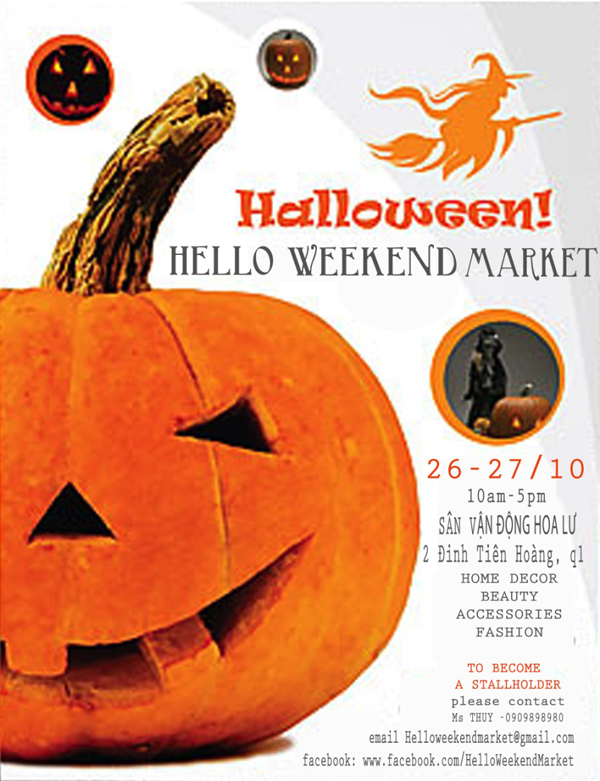 Rộn rã không khí Halloween tại Hello Weekend Market  1