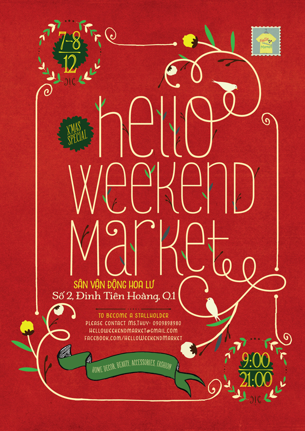 Tưng bừng mua sắm cực chất m&ugrave;a Noel c&ugrave;ng Hello Weekend Market 1