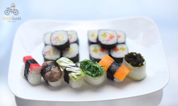 Fresh Sushi: Ai bảo sushi chỉ có cá 1