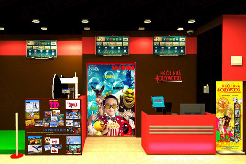 Cực sảng kho&aacute;i tại rạp phim 5D Ng&ocirc;i Nh&agrave; Hollywood 3