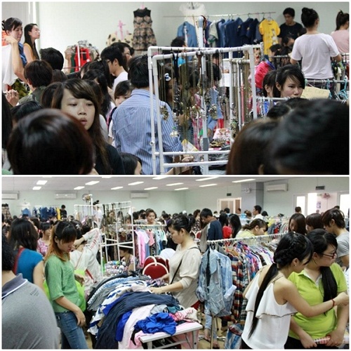 Giới trẻ Sài thành hào hứng đi "Chợ Sale" mua sắm Tết 1