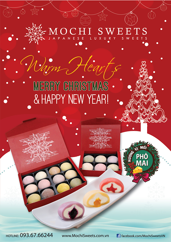 Mochi Sweets - Món quà Noel và năm mới mới lạ đầy ý nghĩa 2