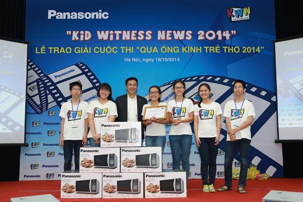 Trường THCS Phan Chu Trinh giành giải nhất chương trình "Qua ống kính trẻ thơ" 2014 1