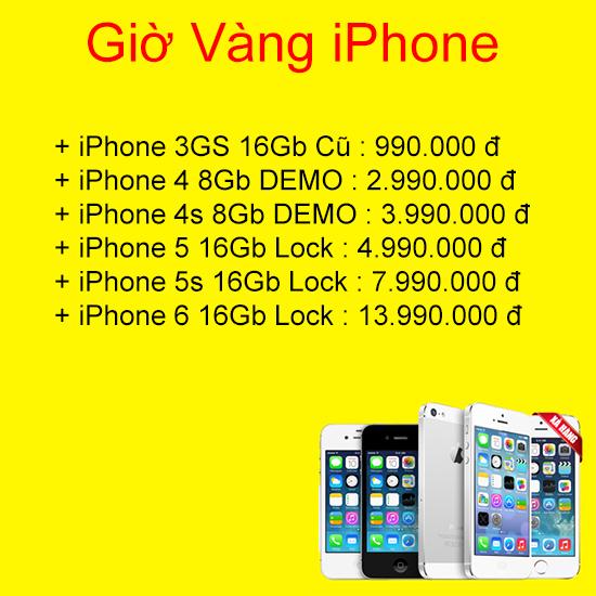 3 ngày cuối mua iPhone giờ vàng chỉ từ 990.000đ