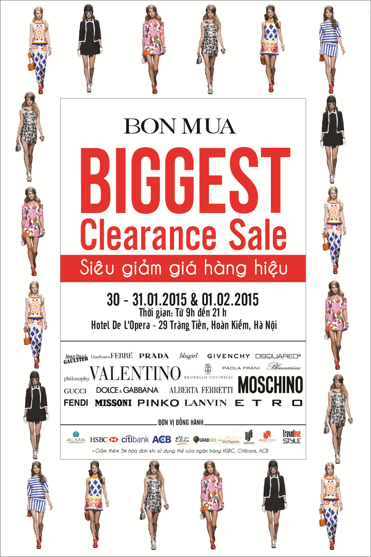 Hệ thống thời trang BON MUA CLEARANCE SALE - Siêu giảm giá hàng hiệu 1