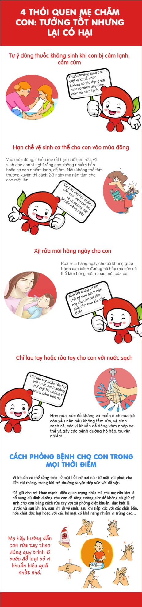 4 cách mẹ chăm con: tưởng tốt nhưng lại có hại 1