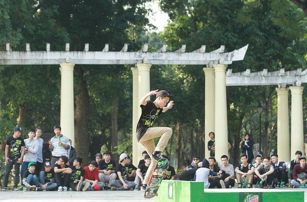 Giới trẻ Hà Nội "nóng" cùng skateboard 5