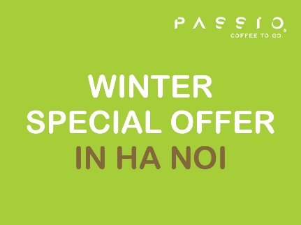 Winter Special Offer - Hệ thống Passio Coffee Hà Nội 1