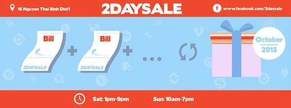 Shopping thoải mái, đổi quà thả ga cùng 2daysale 1