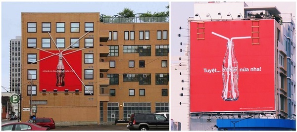 Coca-Cola nâng tầm nghệ thuật quảng cáo bằng billboard sơn dầu 5
