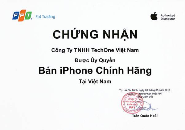 iPhone chính hãng FPT giảm giá mạnh tại TechOne 1