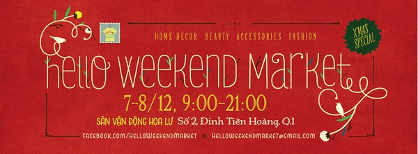 Tưng bừng mua sắm cực chất m&ugrave;a Noel c&ugrave;ng Hello Weekend Market 14