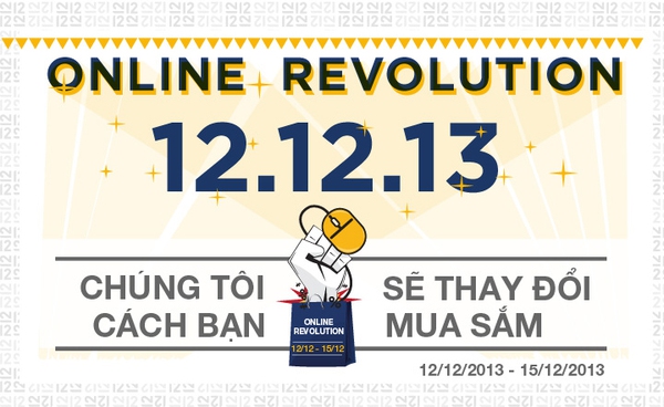 Cùng Lazada.vn tham gia sự kiện “Online Revolution” lớn nhất năm 2013 1