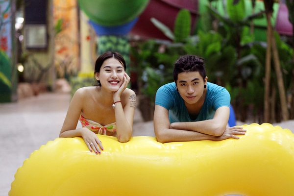 Hot teen Hà thành rạng rỡ dưới làn nước giữa mùa đông