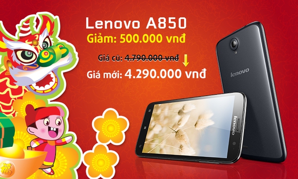 Smartphone Lenovo giảm giá mạnh dịp Tết âm lịch 2014 1