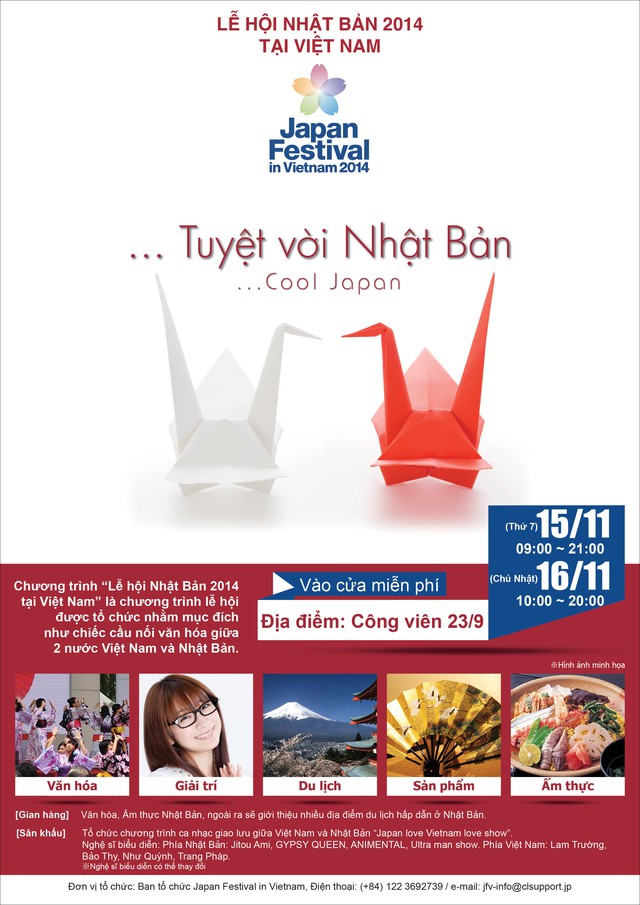 Lễ hội văn hóa "Tuyệt vời Nhật Bản" 2014 sắp diễn ra tại TP.HCM 4