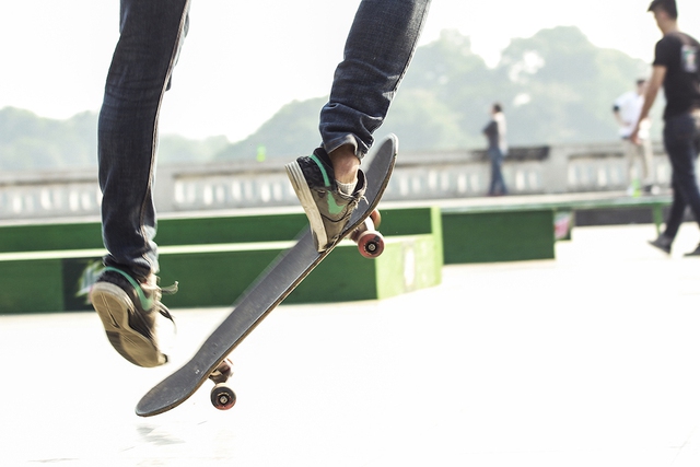 Giới trẻ Hà Nội "nóng" cùng skateboard 4