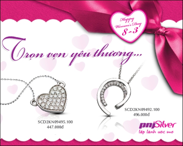 8/3 "Trọn vẹn y&ecirc;u thương" c&ugrave;ng PNJSilver 8