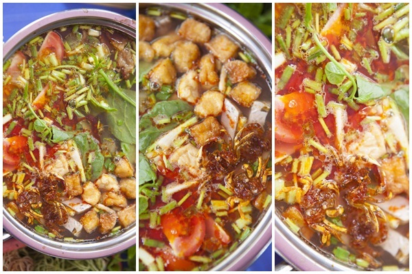H&agrave; Nội: Đ&atilde; miệng m&oacute;n lẩu ốc với sủi cảo cực lạ 5