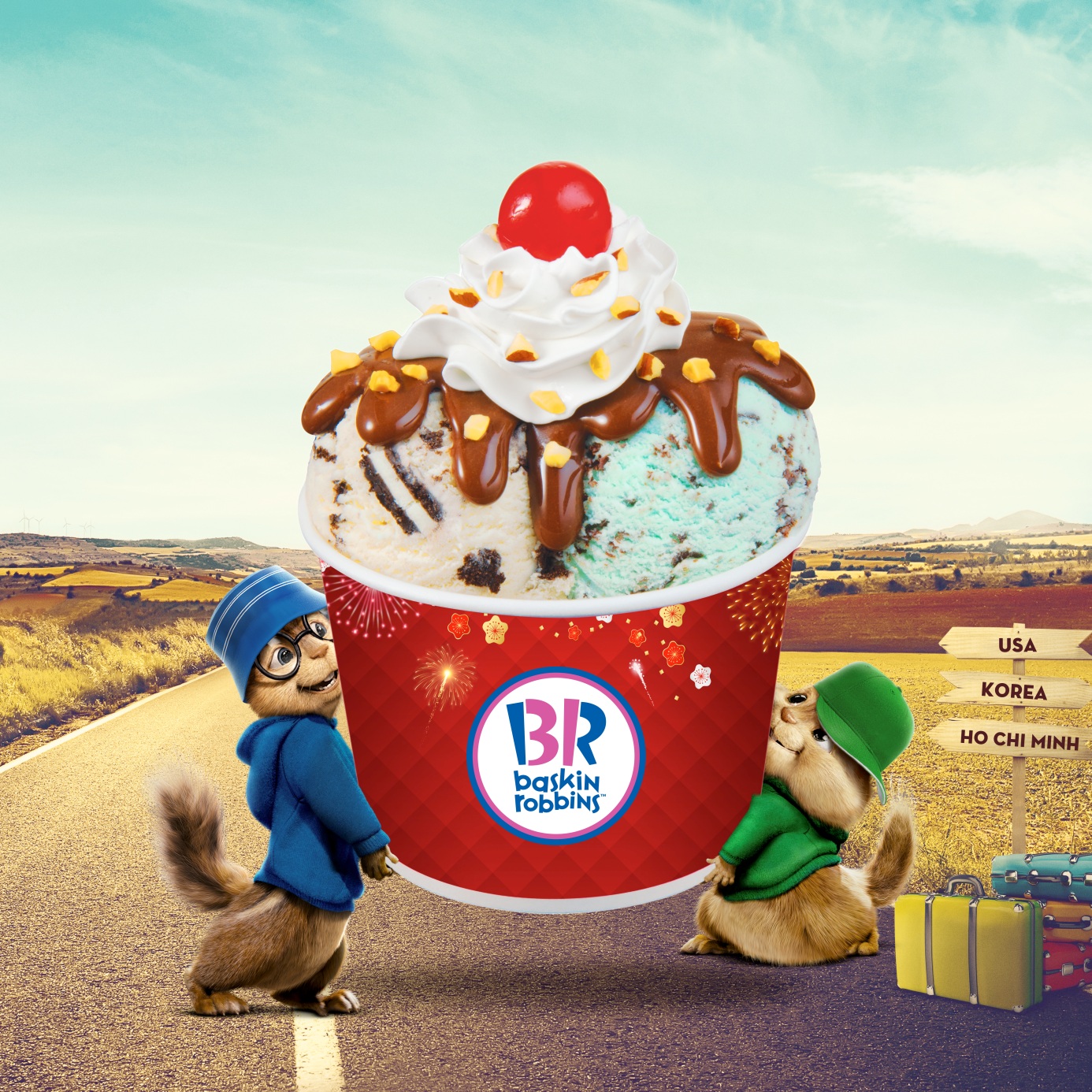 Theo chân Chipmunks đua quà đón Tết tại Baskin Robbins - Ảnh 5.