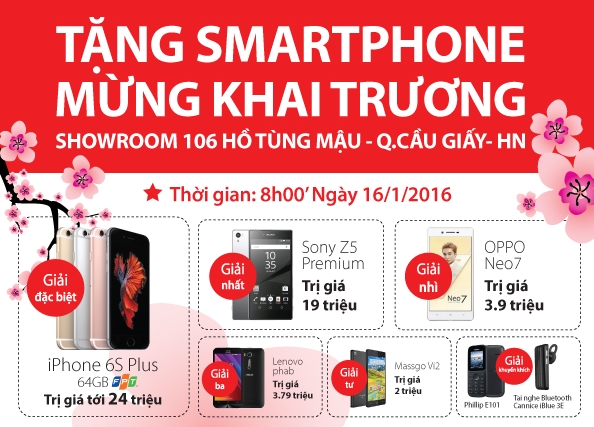 TechOne tặng smartphone mừng khai trương showroom Hồ Tùng Mậu - Ảnh 2.