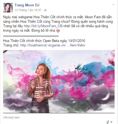Hàng loạt người nổi tiếng gửi lời “cảnh báo” tới webgame Hoa Thiên Cốt - Ảnh 1.