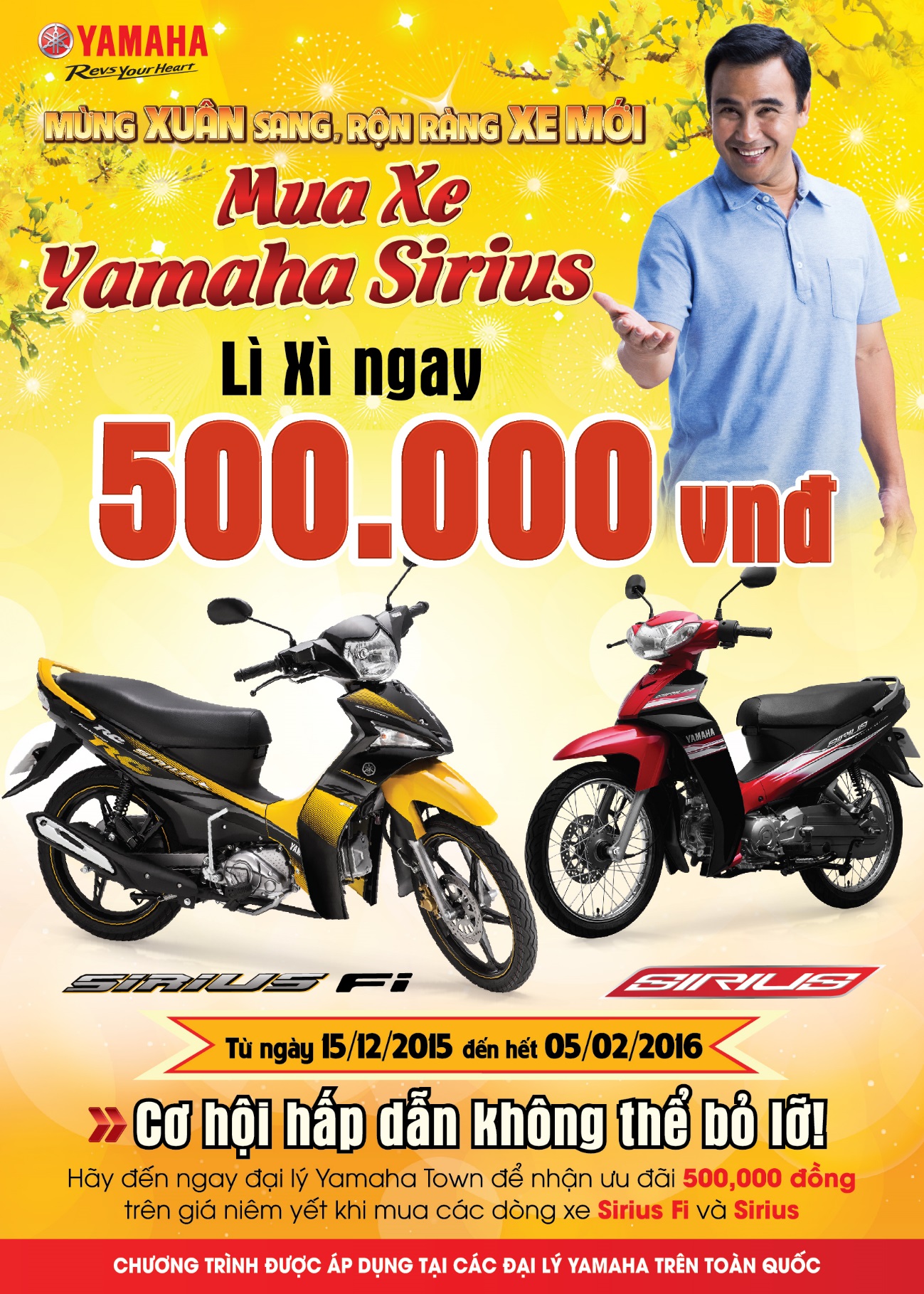 Rước xe đ&oacute;n Tết, nhận lộc Xu&acirc;n từ Yamaha - Ảnh 2.