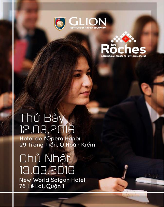 Hội thảo Du học Thụy Sỹ trường GLION & LES ROCHES &ndash; QTKSDL & Sự kiện - Ảnh 1.