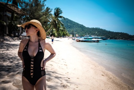 Tóc Tiên khoe bikini đen phong cách, chuẩn bị đi lặn biển giữa Sài Gòn - Ảnh 3.