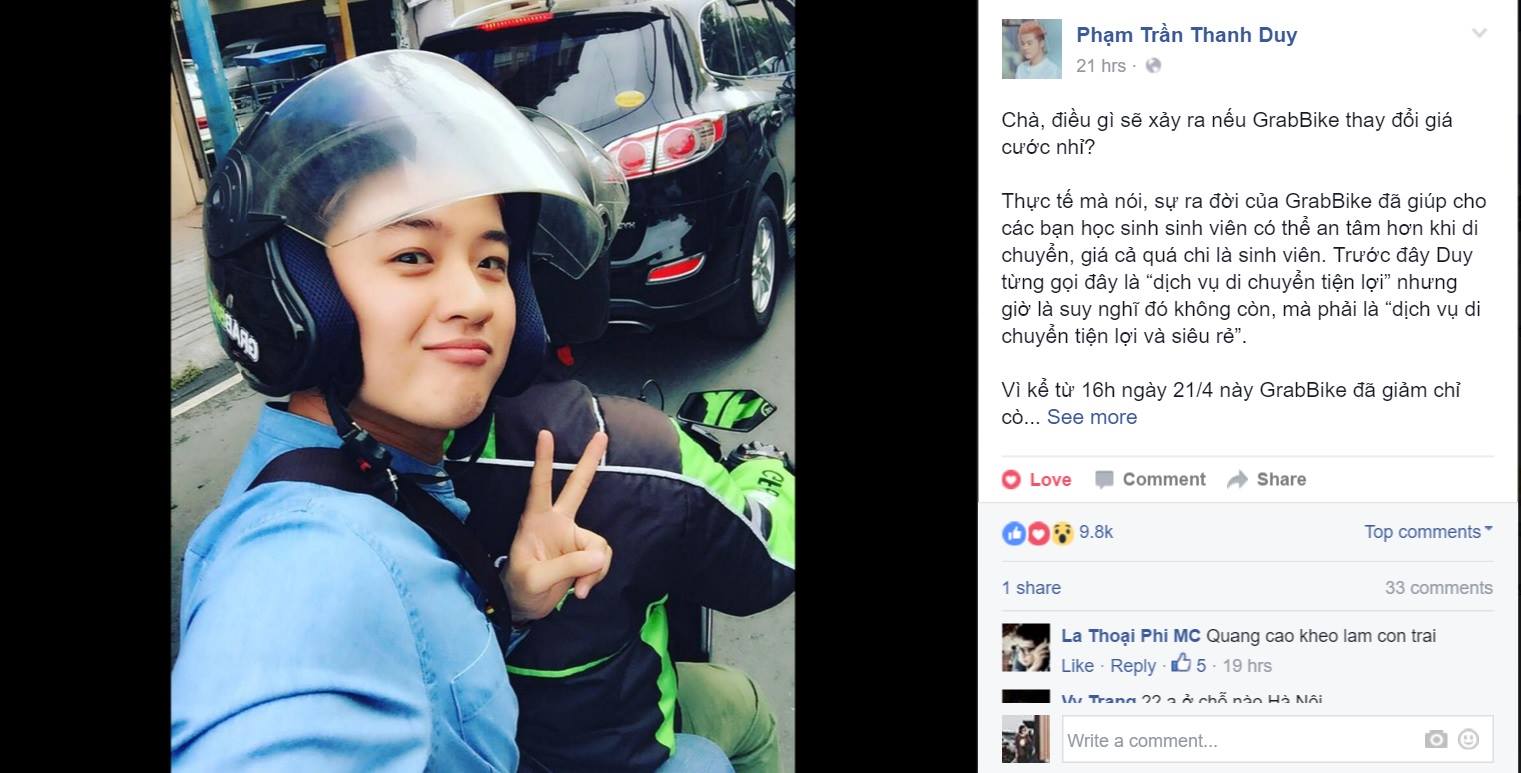Bạn trẻ Việt phấn khích vì mức giá mới của GrabBike - Ảnh 3.
