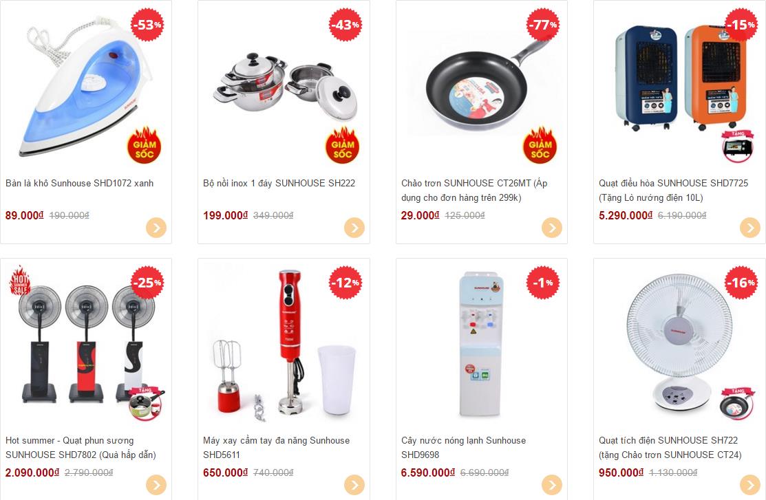 Đồ gia dụng Sunhouse giảm giá khủng chỉ từ 29.000đ - Ảnh 2.