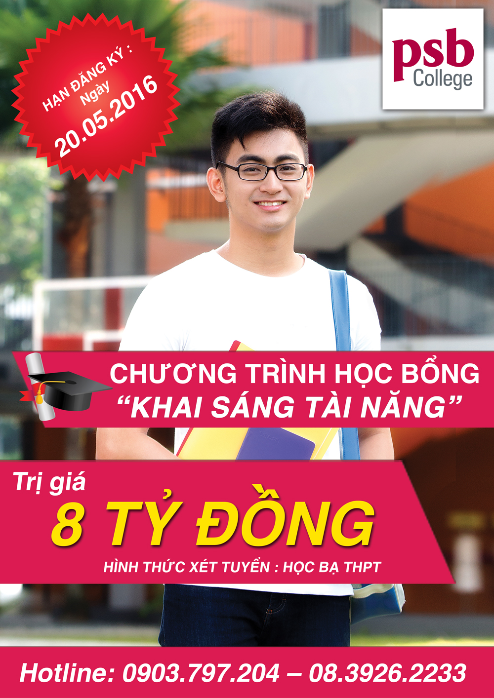 Trường quốc tế PSB College cấp gói học bổng 8 tỷ đồng - Ảnh 1.