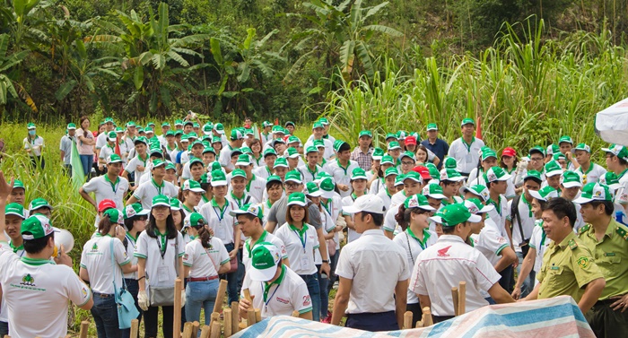 Hàng trăm bạn trẻ hào hứng cùng Honda phủ xanh rừng - Ảnh 1.