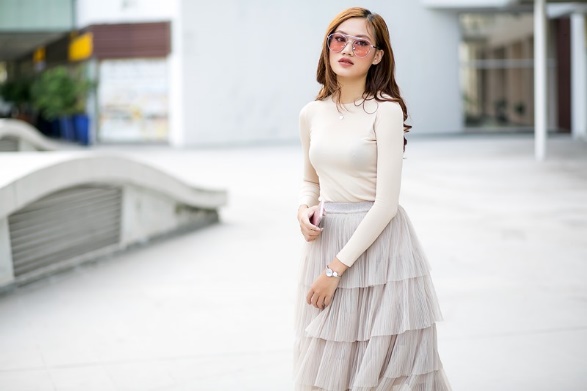 Kh&ocirc;ng thể ng&oacute; lơ phong c&aacute;ch phối đồ hồng đa sắc quyến rũ như P&ocirc;ng Chuẩn - Ảnh 5.