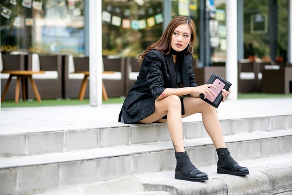 Kh&ocirc;ng thể ng&oacute; lơ phong c&aacute;ch phối đồ hồng đa sắc quyến rũ như P&ocirc;ng Chuẩn - Ảnh 7.