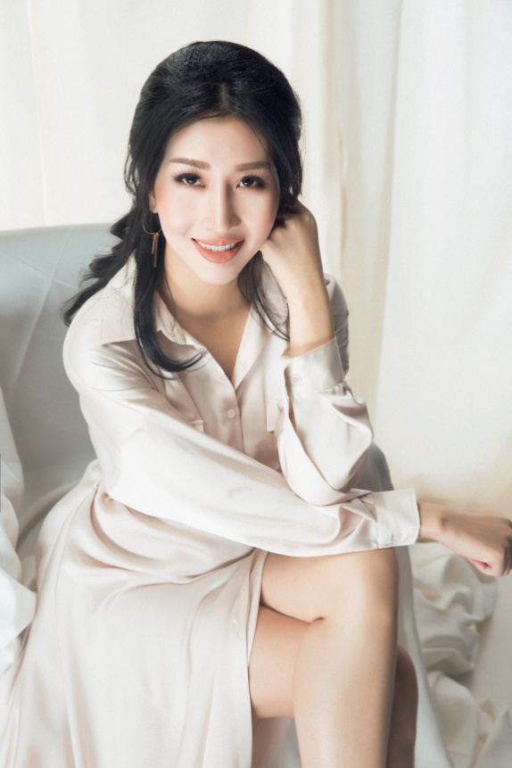 Hoa hậu Đặng Thanh Mai khoe vẻ đẹp đậm chất Á Đông - Ảnh 8.