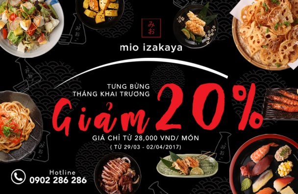 Mio Izakaya - Khám phá ẩm thực đường phố Nhật Bản độc đáo - Ảnh 2.