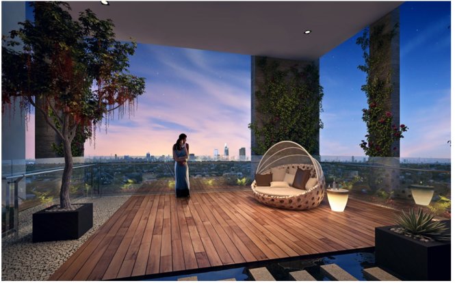 Không gian sống thanh bình tại HaDo Centrosa Garden.