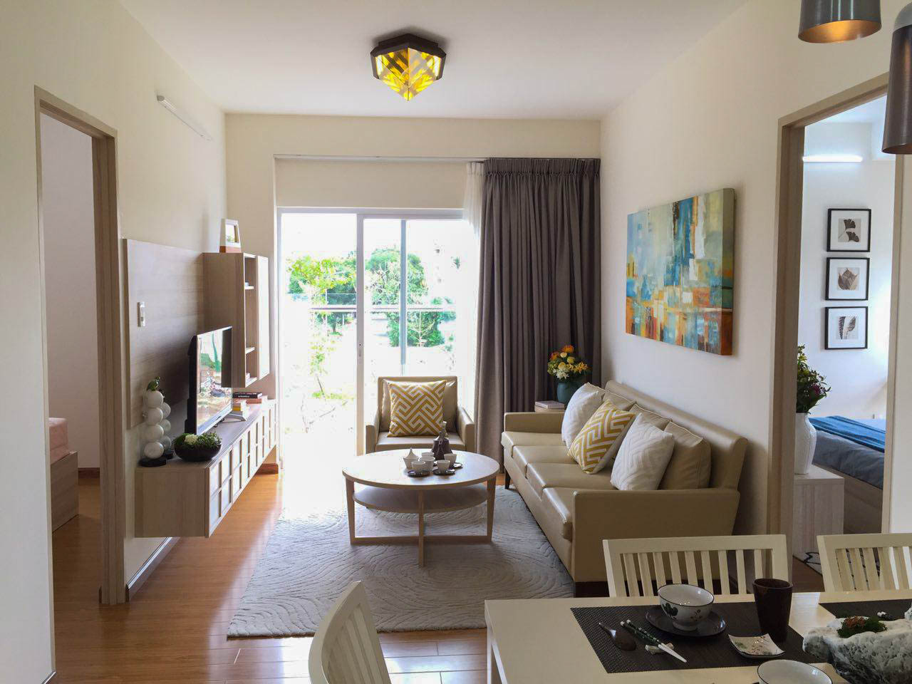 Chất Nhật trong căn hộ Flora Fuji.