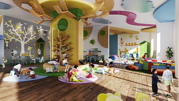 Tiện ích nội khu được chủ đầu tư chăm chút kĩ lưỡng.